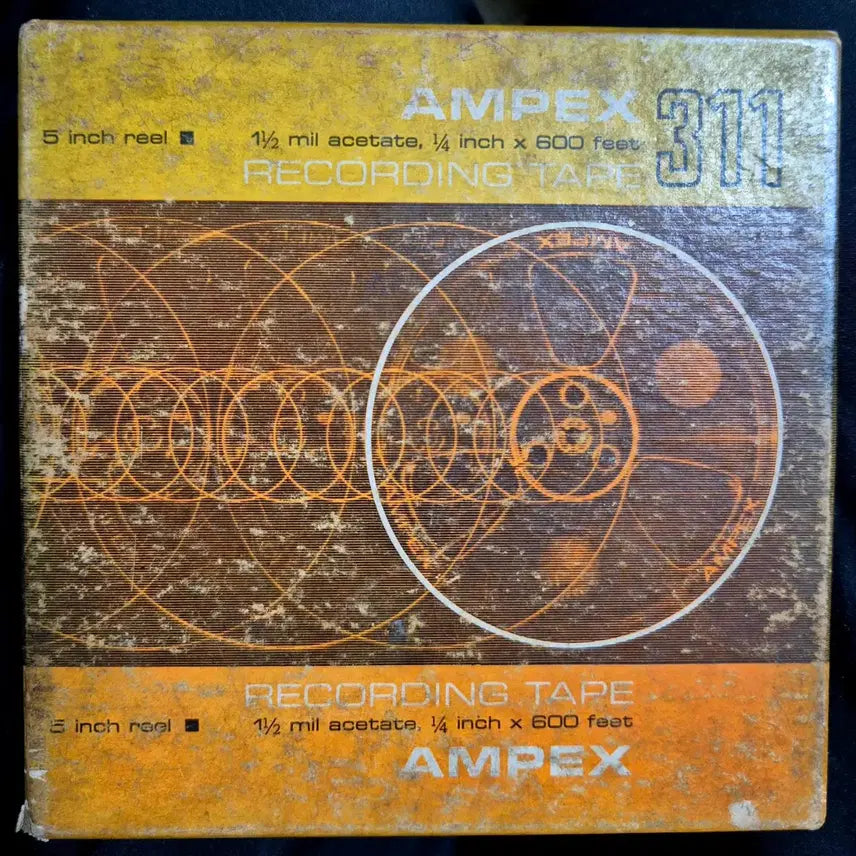[BUNJANG] AMPEX 311 5-inch Reel Tapes (2-Piece Bundle) / AMPEX 311 5인치 릴 테이프 2개일괄 근대사 수집용