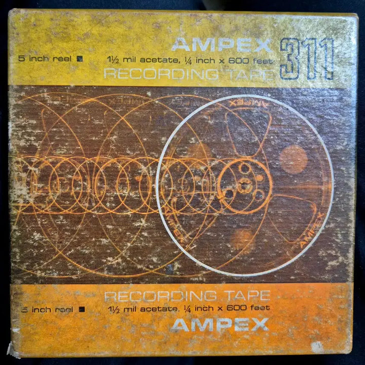[BUNJANG] AMPEX 311 5-inch Reel Tapes (2-Piece Bundle) / AMPEX 311 5인치 릴 테이프 2개일괄 근대사 수집용