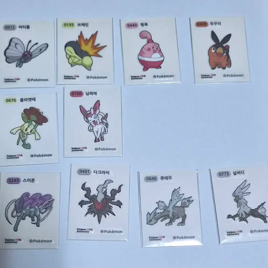[BUNJANG] Pokemon Stickers Bundle Set / 포켓몬 띠부씰 일괄 판매합니다.