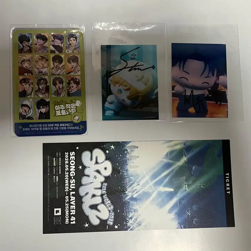 [BUNJANG] Sparkles Admission Ticket Photocard Love is Illusion Isaneou / 스파클즈 입장권 포카 사랑은환상 이사너