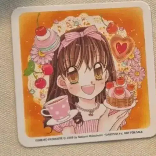[BUNJANG] Yumeiro Patissiere Strawberry &amp; Vanilla Acrylic Stand + Paper Coaster / 꿈빛파티시엘 딸기 &amp; 바닐라 아크릴 스탠드 + 종이코스터