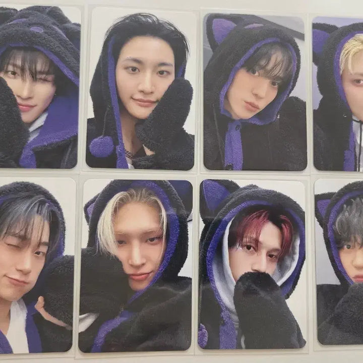 [BUNJANG] ATEEZ GOLDEN HOUR: Part.4 Makestar Lucky Draw Photocard Set (Black Cat ver.) / 에이티즈 골든아워4 메이크스타 검은고양이 검정고양이