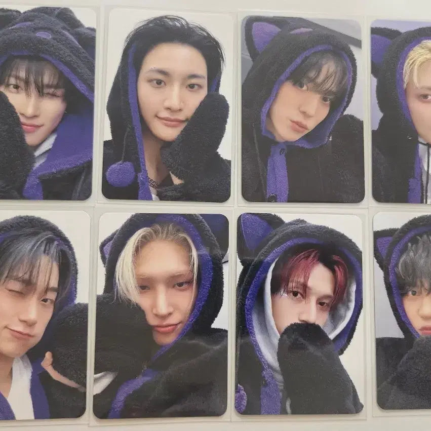[BUNJANG] ATEEZ GOLDEN HOUR: Part.4 Makestar Lucky Draw Photocard Set (Black Cat ver.) / 에이티즈 골든아워4 메이크스타 검은고양이 검정고양이