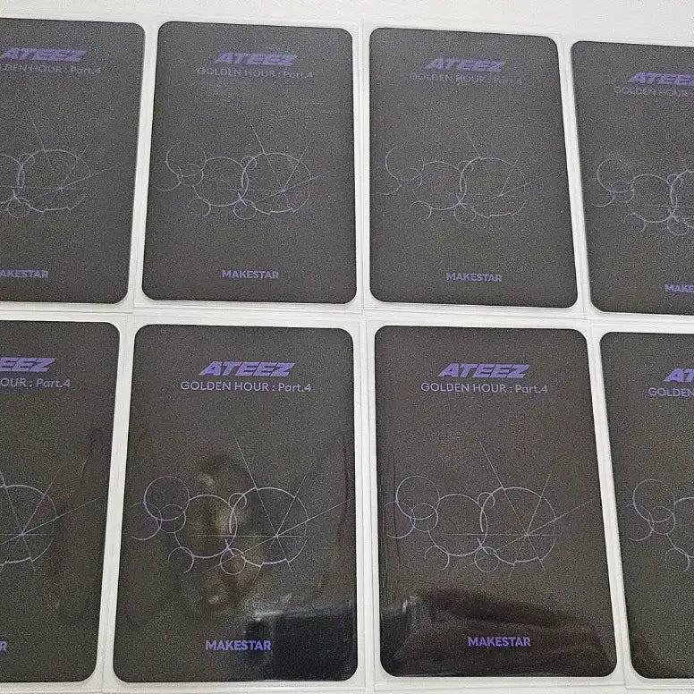 [BUNJANG] ATEEZ GOLDEN HOUR: Part.4 Makestar Lucky Draw Photocard Set (Black Cat ver.) / 에이티즈 골든아워4 메이크스타 검은고양이 검정고양이