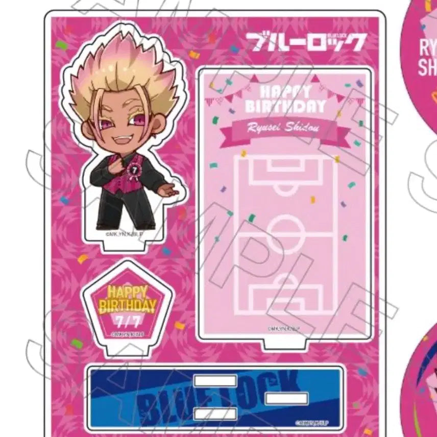 [BUNJANG] Blue Lock Isagi Ryusei Birthday Acrylic Stand / 블루록 시도 류세이 공주카페 생일 아크릴스탠드