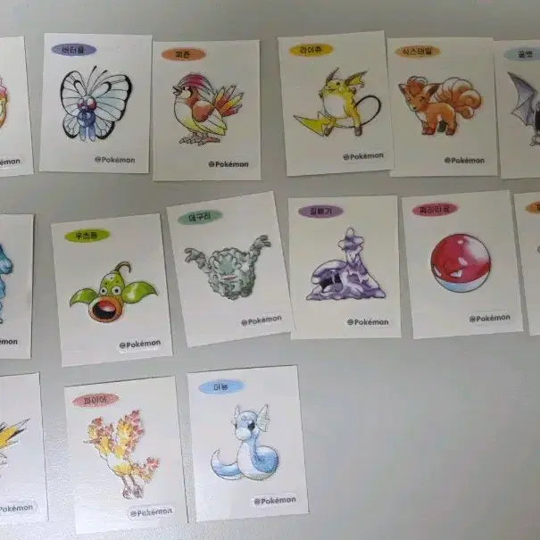 [BUNJANG] Pokemon 30th Anniversary Stickers / 포켓몬 30주년 띠부씰 판매