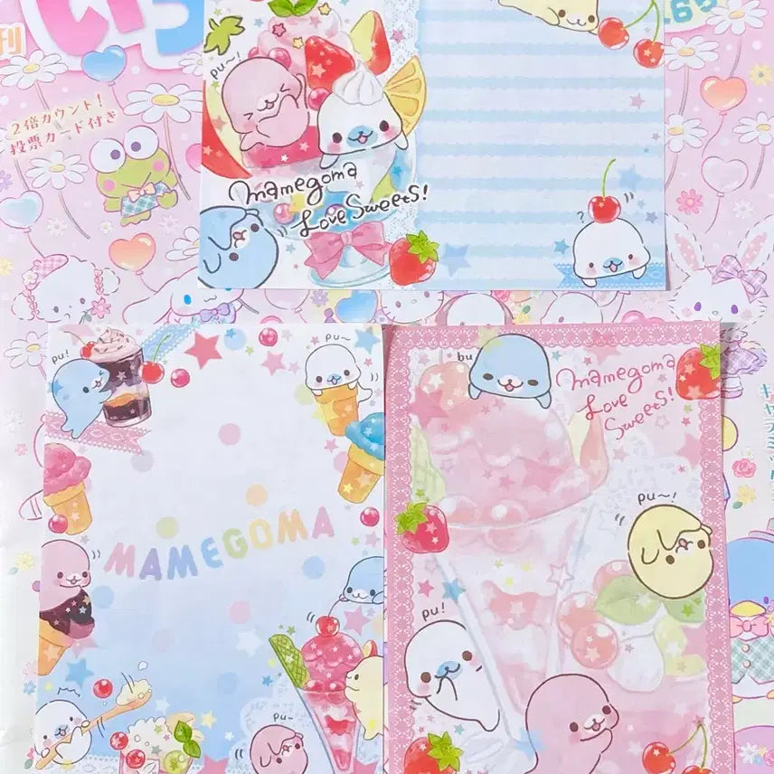 [BUNJANG] Mamegoma Paper Set / 고전 마메고마 지류 소분