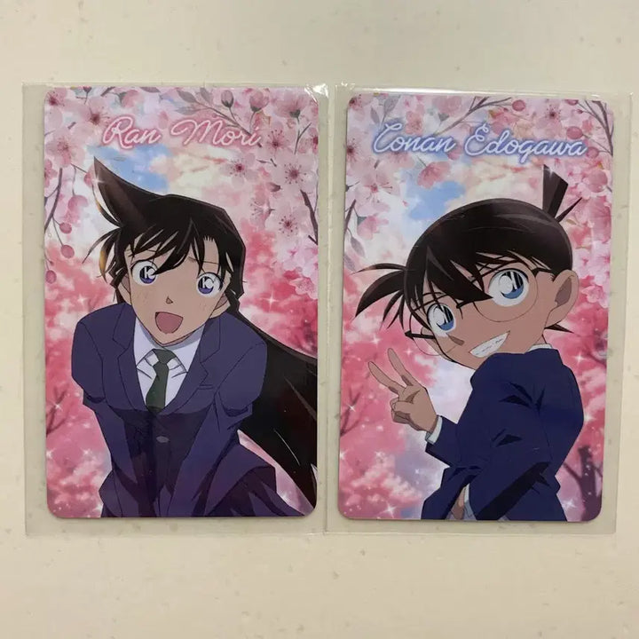 [BUNJANG] Detective Conan Arnuvo Pop-Up Lucky Draw Cards Ran &amp; Conan Bundle Set / [2종일괄] 명탐정코난 더 현대 팝업 럭키드로우 카드 란 코난