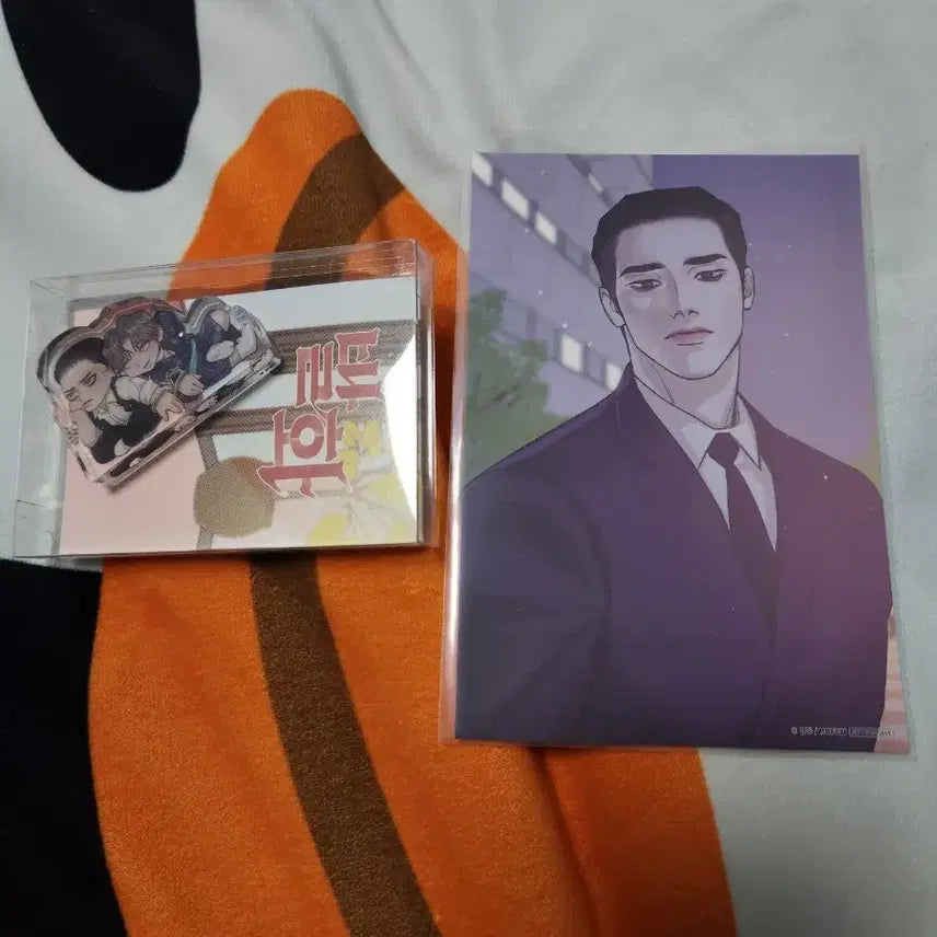 [BUNJANG] Jogae Sonyeon Balhwa Acrylic Block &amp; Postcard Set / 조개소년 발화 아크릴 블록 오픈컴퍼니데이 엽서 1종