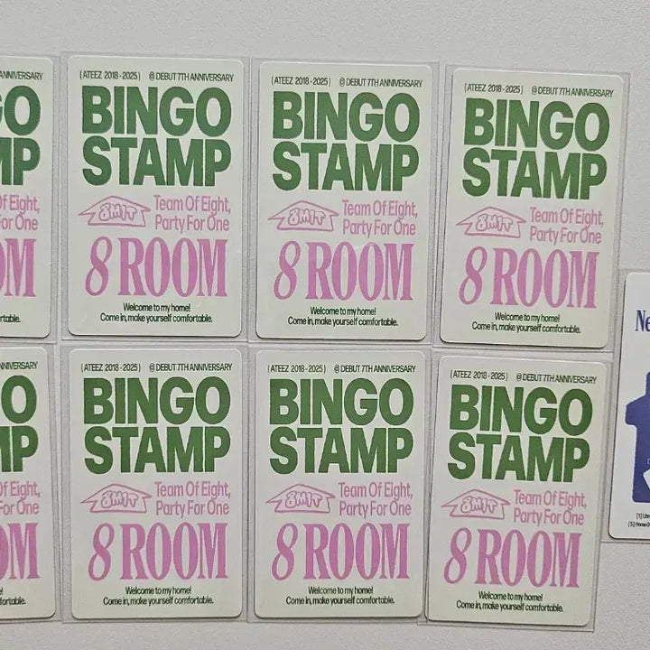 [BUNJANG] ATEEZ 8ROOM 7th Anniversary Pop-up Exclusive Photocard and Postcard Set / 에이티즈 에잇룸 8ROOM 팝업 입장 특전 포카 엽서 세트