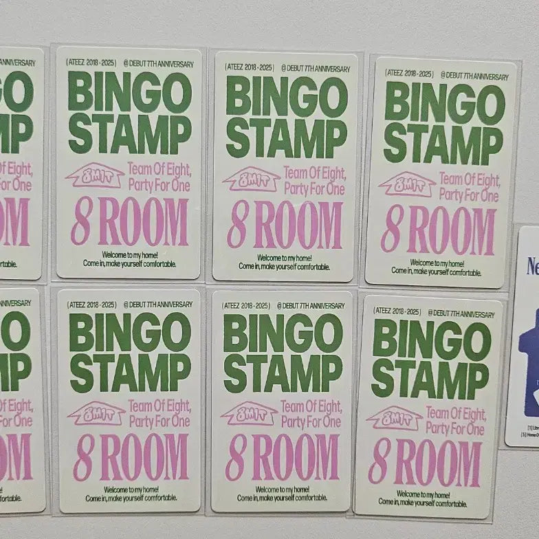 [BUNJANG] ATEEZ 8ROOM 7th Anniversary Pop-up Exclusive Photocard and Postcard Set / 에이티즈 에잇룸 8ROOM 팝업 입장 특전 포카 엽서 세트
