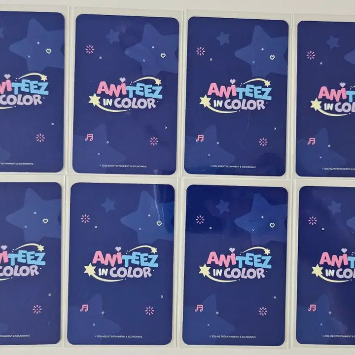 [BUNJANG] ATEEZ ANITEEZ Trading Card Set 1 / 에이티즈 애니티즈 팝업 트레카 1번 랜덤 트레이딩 카드set