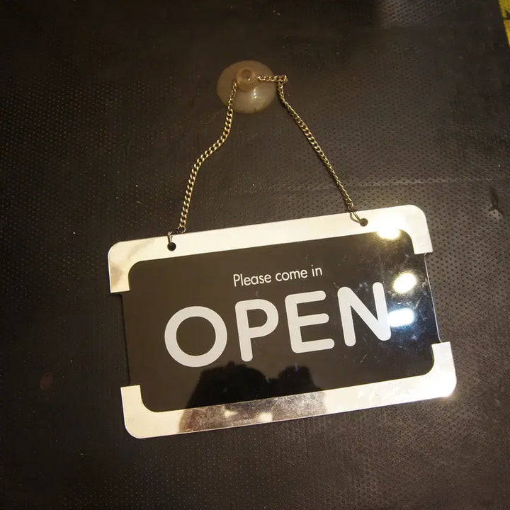[BUNJANG] Vintage Alert Sign Mini Sign / 알림간판 미니간판 빈티지간판UU