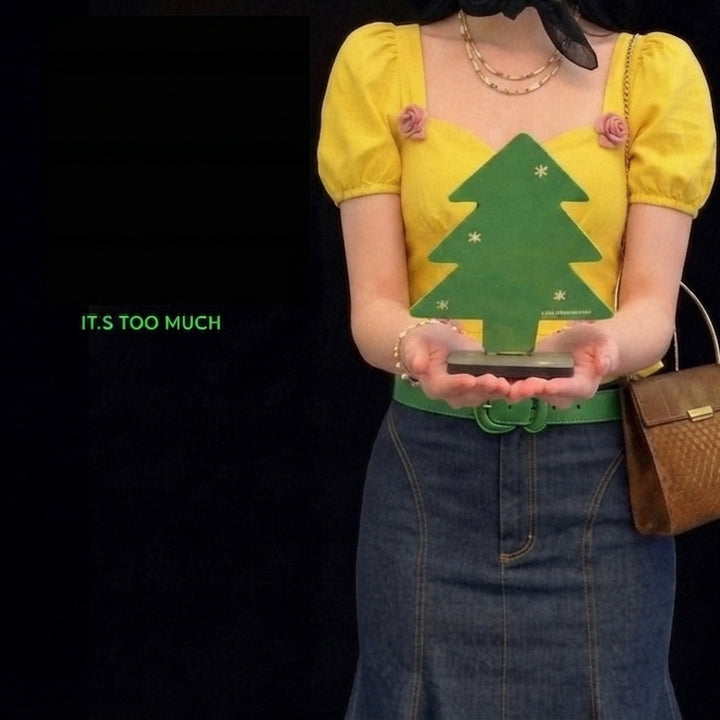 [BUNJANG] Vintage Wooden Christmas Tree Interior Prop / 원목 크리스마스트리 빈티지소품 인테리어소품 엔틱소품UU