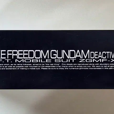 [BUNJANG] Bandai RG Strike Freedom Gundam Deactive Mode / 반다이 [RG] 스트라이크 프리덤 건담 디액티브 모드
