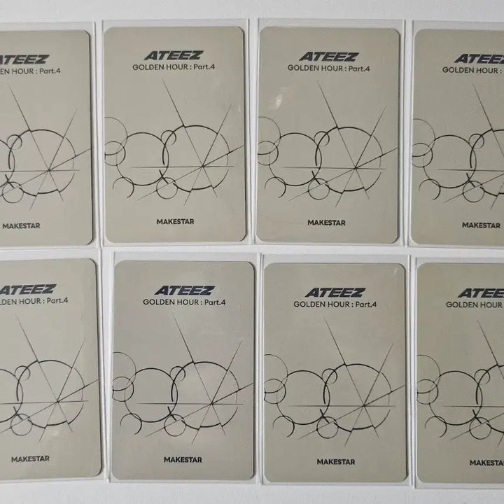 [BUNJANG] ATEEZ GOLDEN HOUR : Part.4 Makestar Lucky Draw Photocard Set (Kkyuutiez Ver.) / 에이티즈 골든아워4 메이크스타 특전 뀨우티즈 뀨티즈