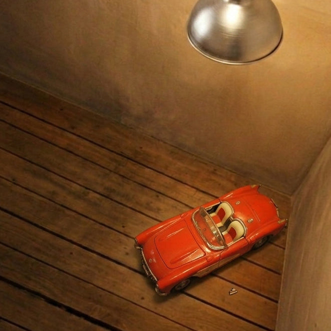 [BUNJANG] Old Classic Diecast Car Vintage Prop Retro Red Metal / 올드클래식 다이케스트자동차 빈티지소품 빈티지자동차UU