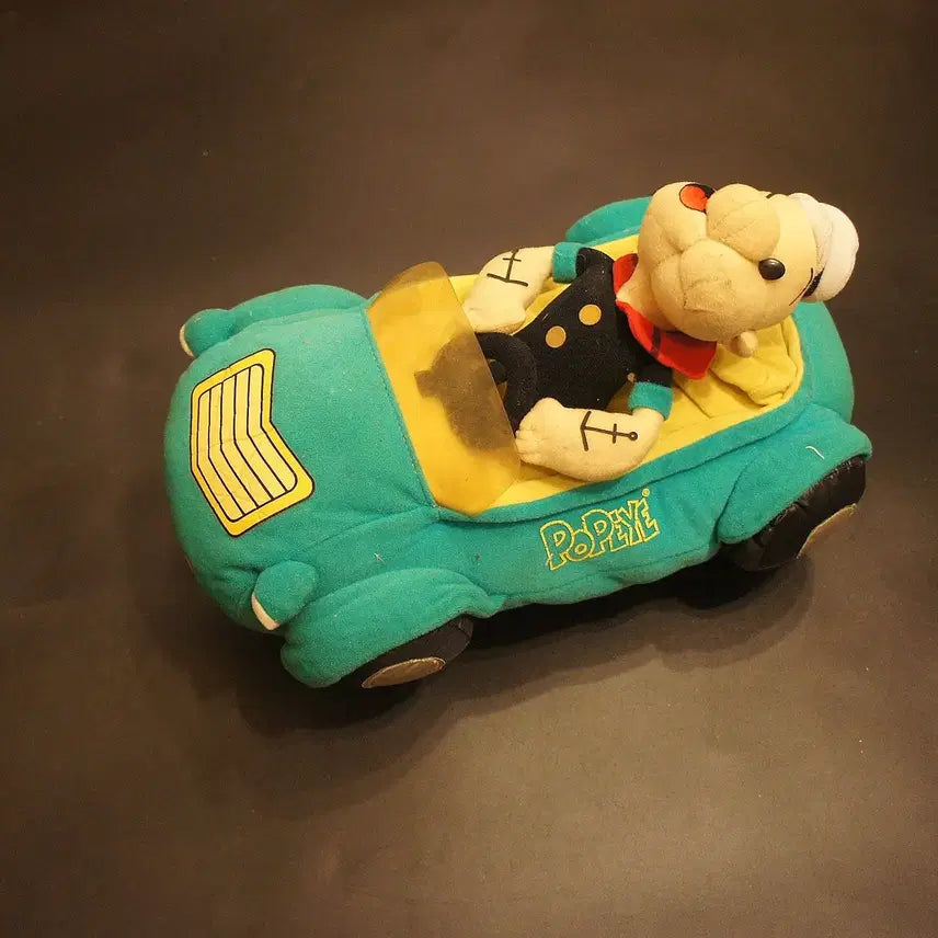 [BUNJANG] Vintage Popeye Car Tissue Holder / 빈티지소품 뽀빠이 자동차티슈통 인테리어소품 UU