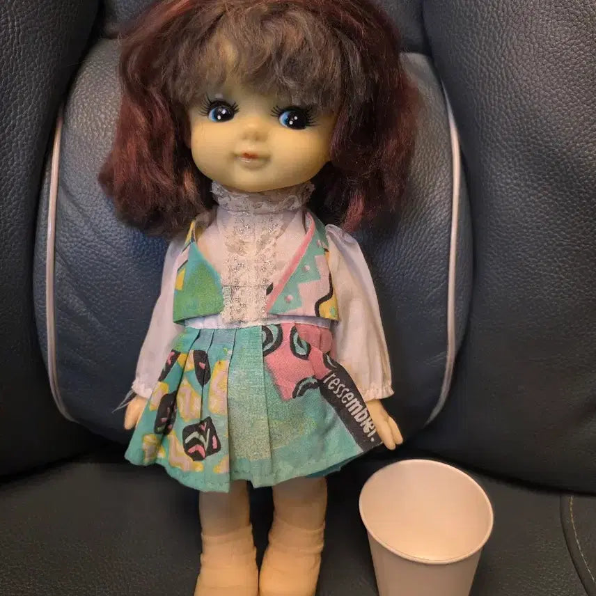 [BUNJANG] 1970s Korean Girl Doll 35cm / 고전인형, 국산, 소녀 인형, 1970년대, 35cm
