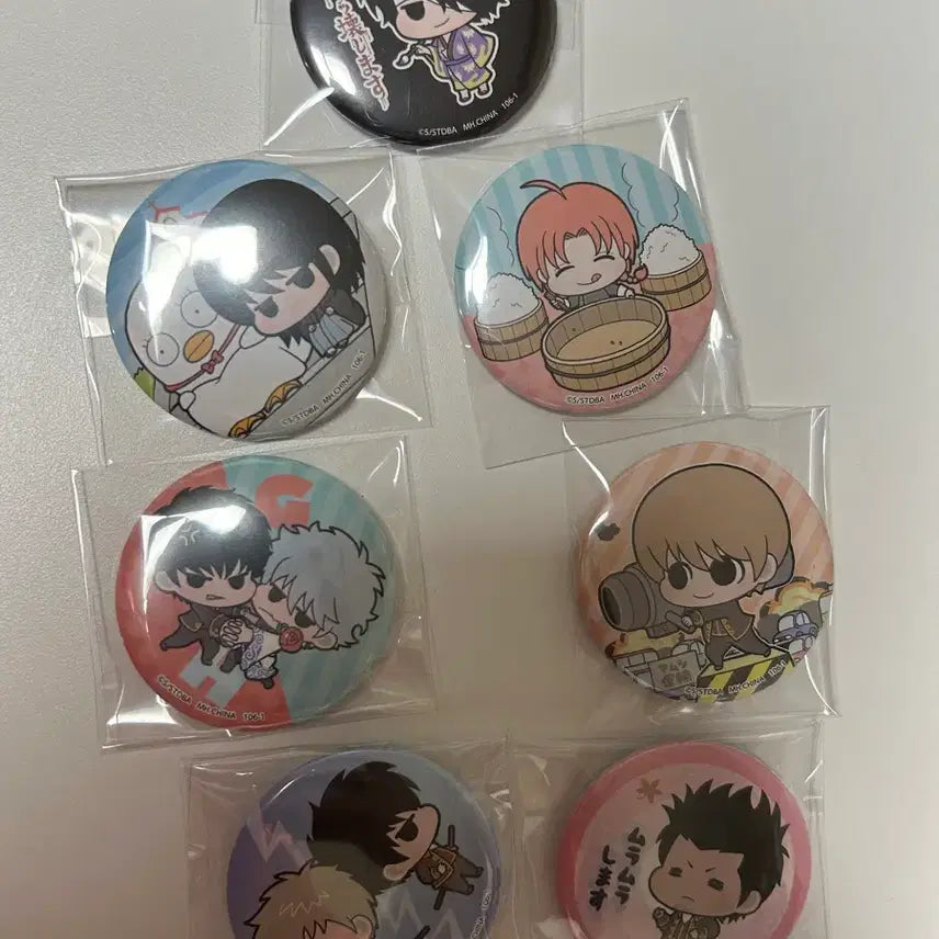 [BUNJANG] Gintama Can Badge Bundle Set / 은혼 캔뱃지 일괄