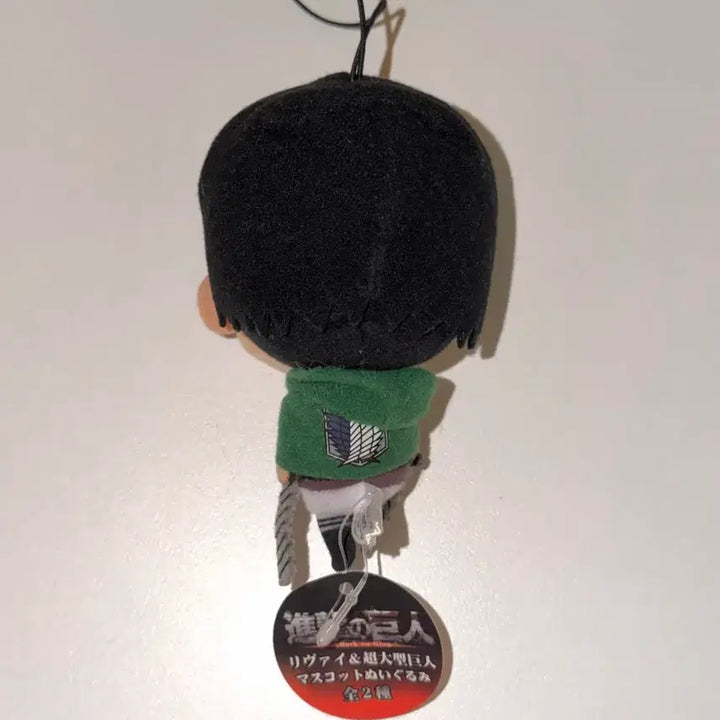 [BUNJANG] Attack on Titan Levi Classic Mascot Doll Keychain / 진격의거인 리바이 고전 마스코트 인형 키링