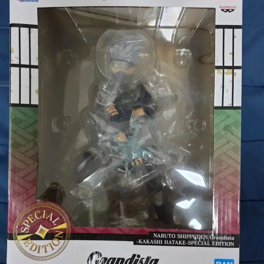 [BUNJANG] Naruto Shippuden Grandista Kakashi Special Edition Figure (Sealed) / 택포 4.1미개봉) 나루토 질풍전 그란디스타 카카시 스페셜 에디션 피규어