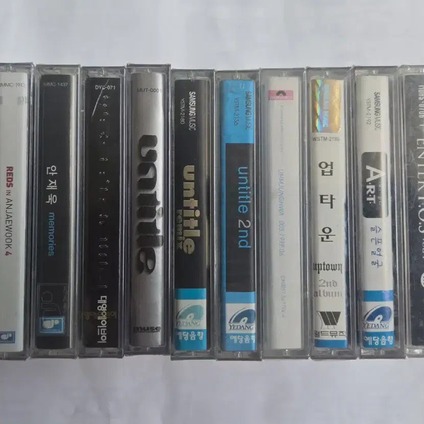 [BUNJANG] Unsealed K-Pop Cassette Tape Set (10 Types) / (미개봉) 가요 미개봉 카세트테이프 10종