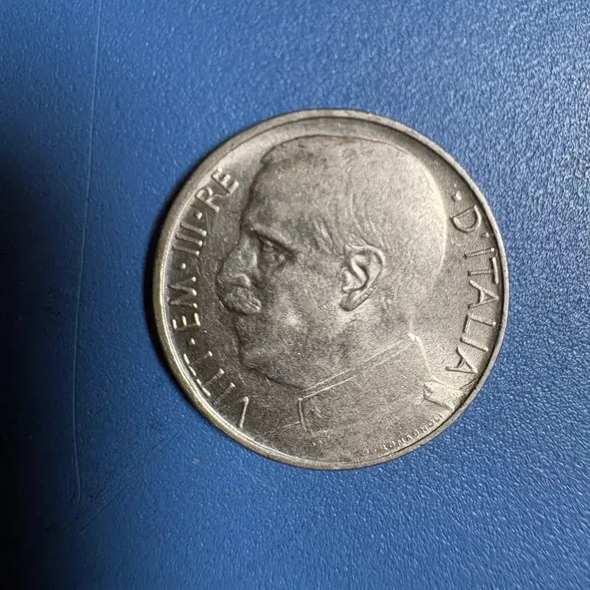 [BUNJANG] 1920 Italy Vittorio Emanuele III 50 Centesimi Coin / 완미사용 1920년 이탈리아 비토리오 에마누엘레 3세 50센태시미 주화