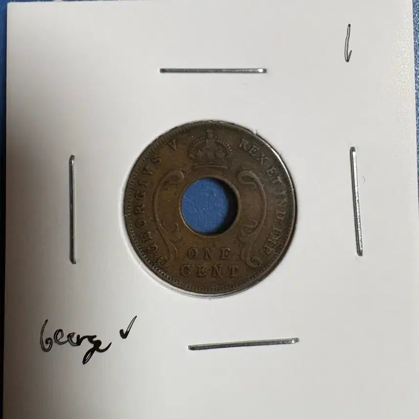 [BUNJANG] 1930 British East Africa George V 1 Penny Coin / 1930 영국령 조지 5세 동아프리카 제국 1페니 동전 