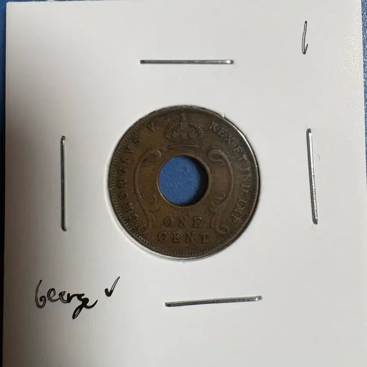[BUNJANG] 1930 British East Africa George V 1 Penny Coin / 1930 영국령 조지 5세 동아프리카 제국 1페니 동전 