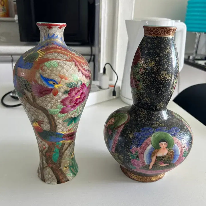 [BUNJANG] Chinese Porcelain Buddha Vase / 중국 도자기 부처님 화병 호로병