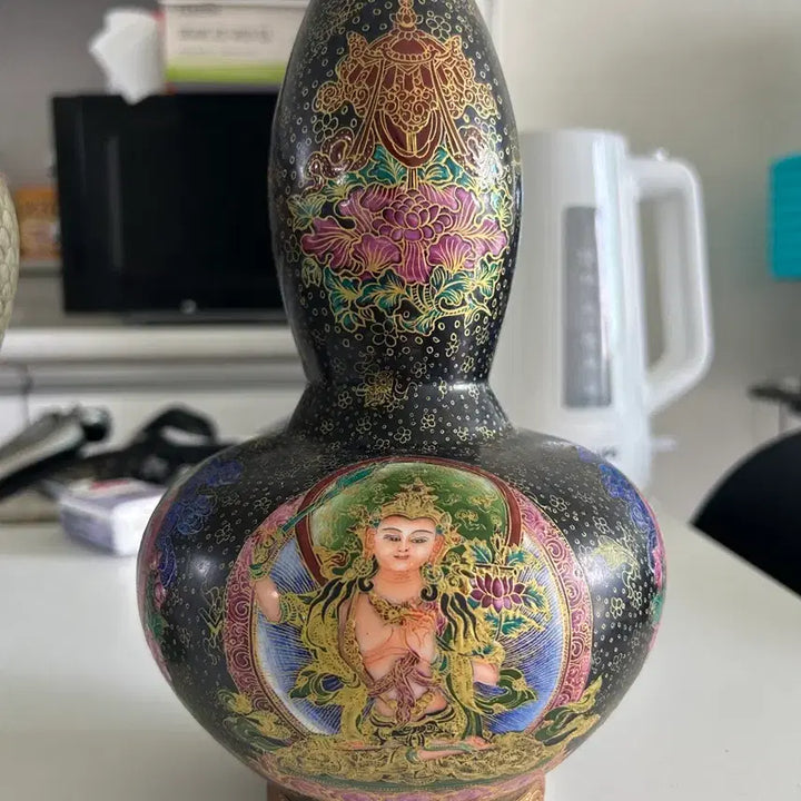 [BUNJANG] Chinese Porcelain Buddha Vase / 중국 도자기 부처님 화병 호로병