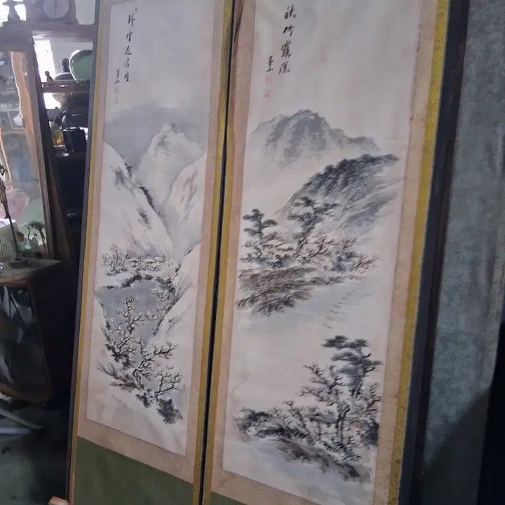 [BUNJANG] Vintage Folding Screen / 옛날 병풍들