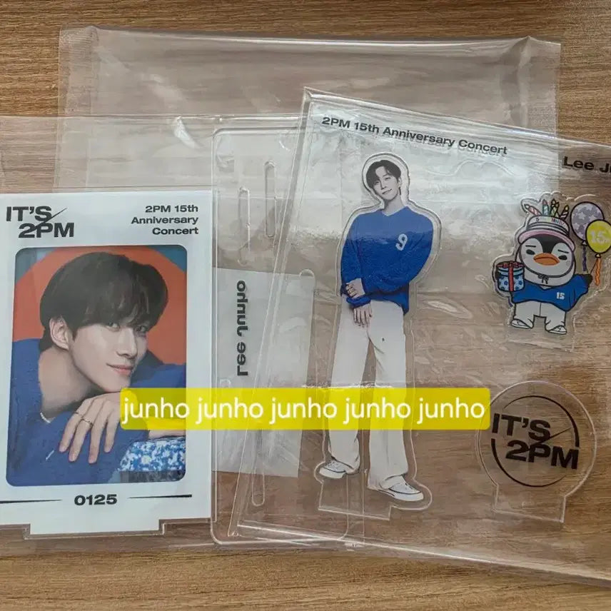 [BUNJANG] 2PM Junho 5-Piece Acrylic Stand Bundle Set / 2pm 준호 아크릴 스탠드 5종 일괄
