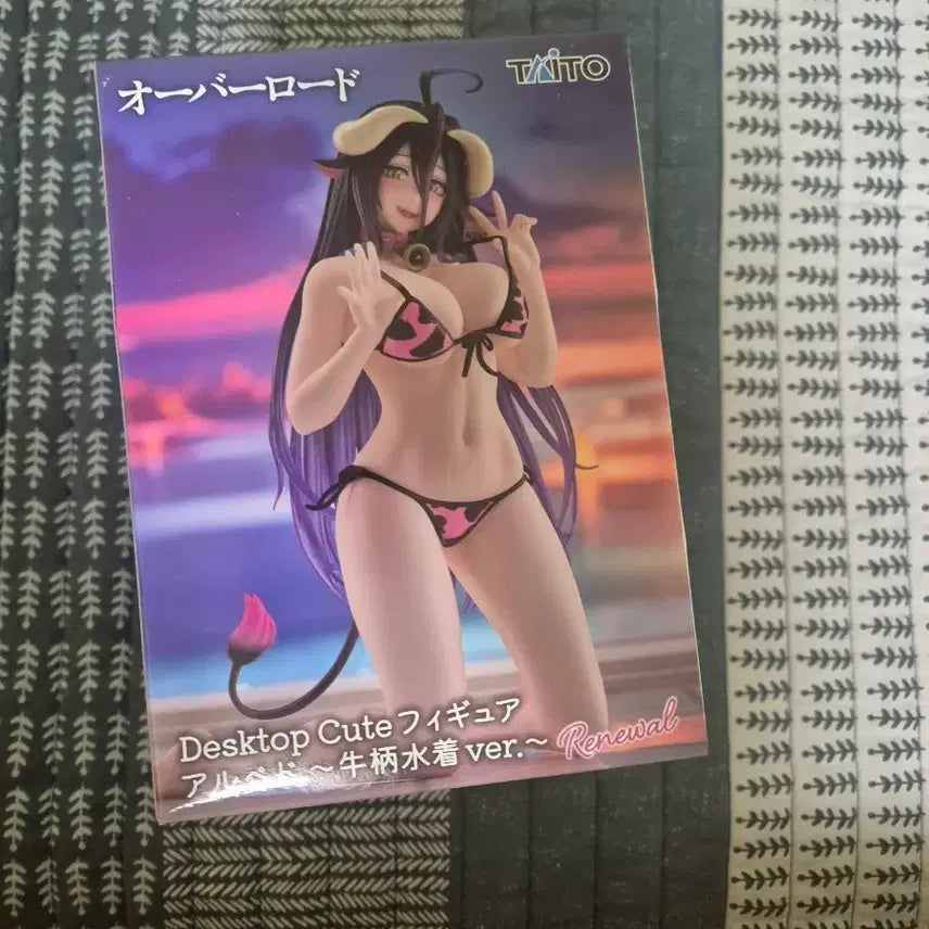[BUNJANG] Overlord Albedo Cow Bikini Swimsuit Figure &amp; Shalltear Figure / (반택포)오버로드 알베도 젖소비키니 수영복 피규어 &amp; 샤르티아 피규어