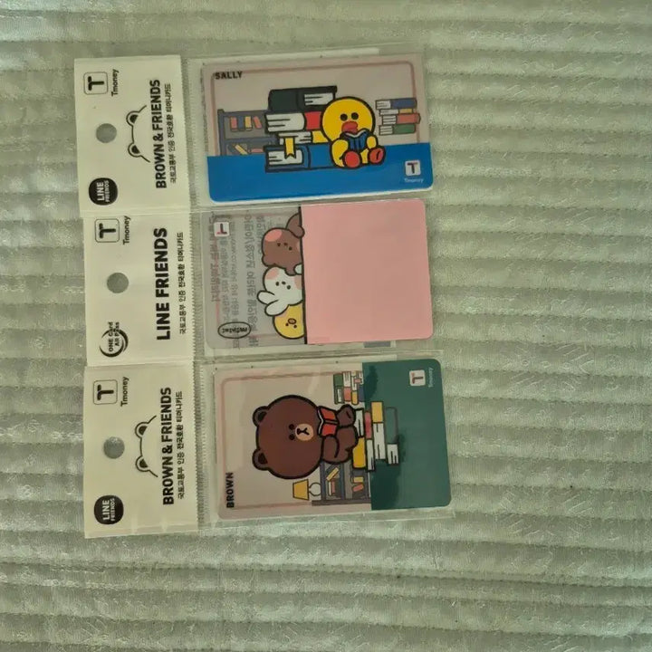 [BUNJANG] Line Friends T-Money Card Brown &amp; Sally / 라인프렌즈 티머니카드 브라운 샐리