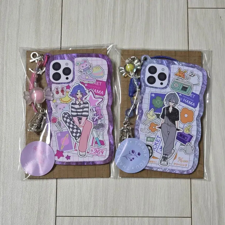 [BUNJANG] Netaro + Nagi Acrylic Keyring (8tory 18trip) / ni님 비공굿즈 네타로 나기 아크릴 키링 에이트리 18trip