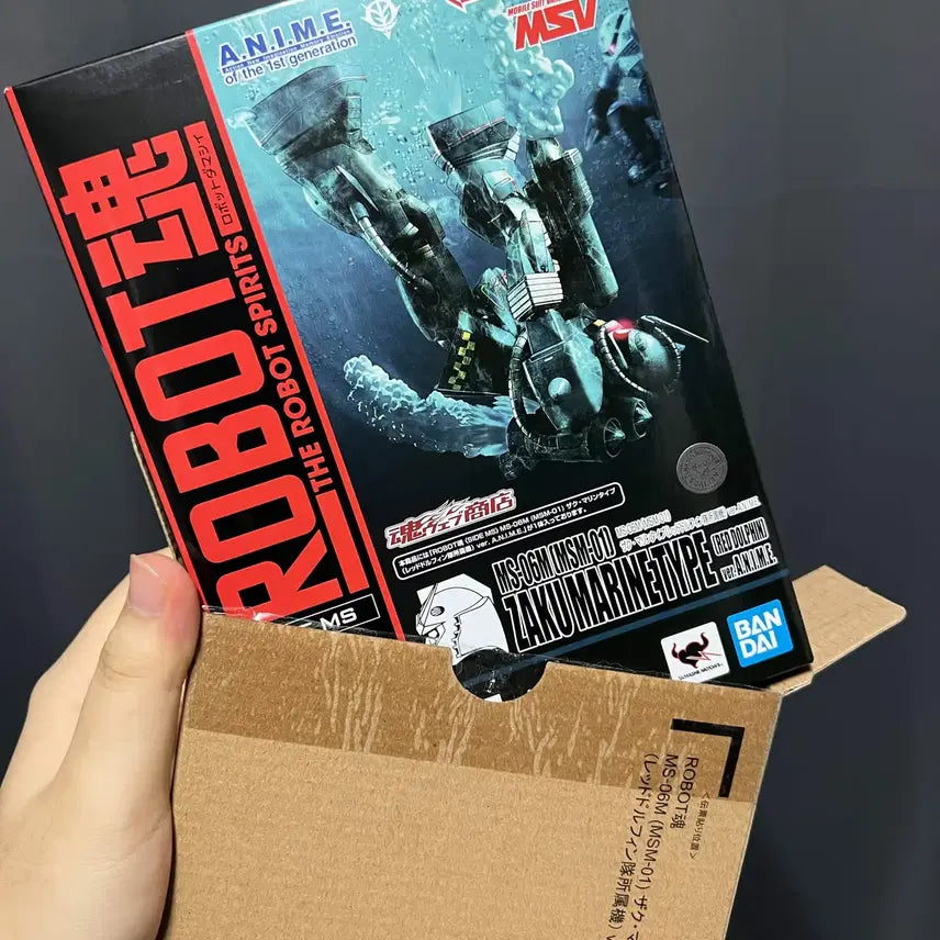 [BUNJANG] Robot Spirits Zaku Marine Type Red Dolphin / 건담 로봇혼 자쿠 마린타입 레드돌핀