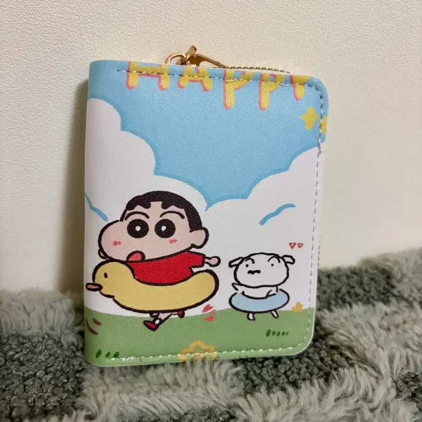 [BUNJANG] Crayon Shin-chan White Dog Card Wallet / 짱구는 못말려 흰둥이 지갑