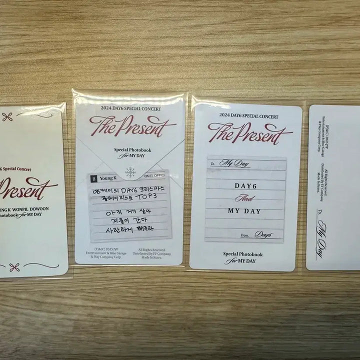 [BUNJANG] DAY6 Young K Concert Photobook Photocard Bundle Set POB / 데이식스 영케이 클콘 포토북 포카 일괄 콘서트 선물콘 더프레젠트 특전