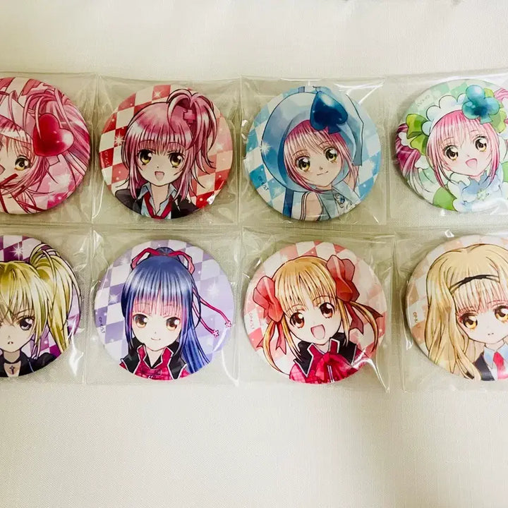 [BUNJANG] Shugo Chara! Pale Tone Can Badge Bundle Set / 캐릭캐릭체인지 캐캐체 페일톤 캔뱃지 일괄