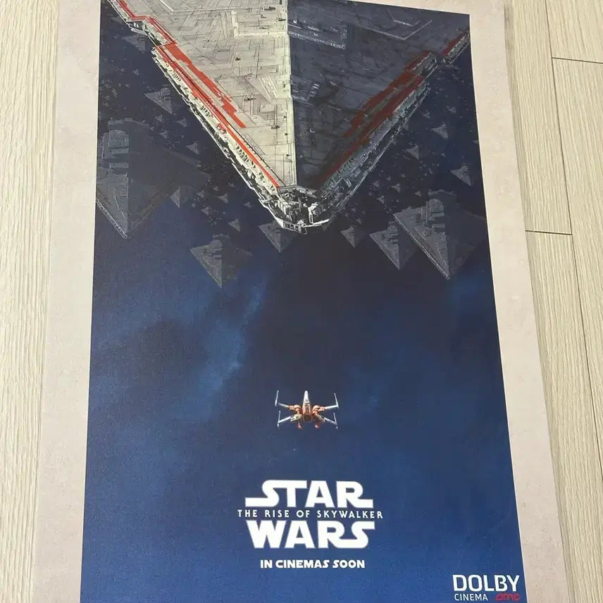 [BUNJANG] Star Wars: The Rise of Skywalker Dolby Cinema Poster (A3) - Limited Edition / [초희귀한정판]영화 스타워즈 라이즈오브스카이워커 돌비 포스터(A3)