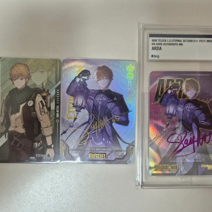[BUNJANG] Eternal Return Tereka Arda Autographed Card Set / 이터널리턴 테레카 아르다 친필 사인카드 세트