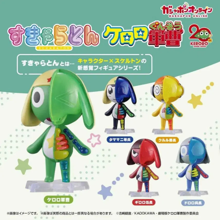 [BUNJANG] Skeleton Sergeant Keroro Figure / 스켈라톤 케로로 중사 피규어