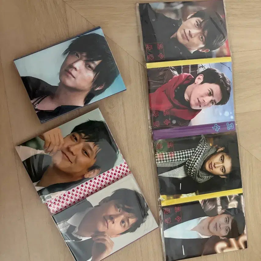 [BUNJANG] Go Soo / Kang Dong Won 4-Sided Post-it Memo Set / 고전문구 y2k 스타굿즈 고수 강동원 4면 포스트잇 메모