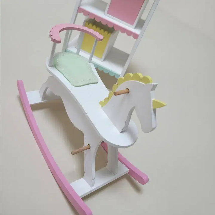 [BUNJANG] Yugidoll Horse Set and Display Cabinet / 육일돌 목마세트 팝니다