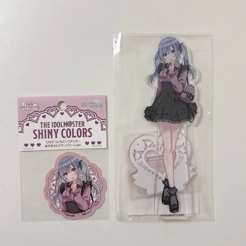 [BUNJANG] The Idolm@ster Cinderella Girls Hana Suzuki Merokyunn Acrylic Standee &amp; Sticker Set / 샤니마스 코메틱 스즈키 하나 메로큥 팝업 아크릴 스티커