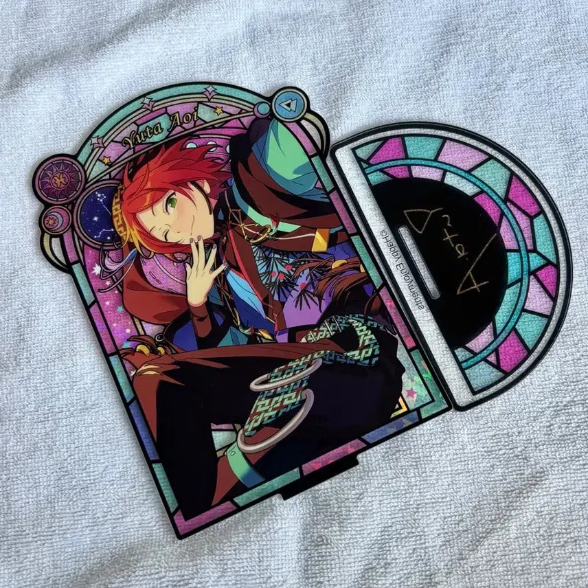 [BUNJANG] Ensemble Stars Aoi Yuta Stained Glass Acrylic Stand / 앙스타 아오이 유우타 스테인드 글라스 아크릴 스탠드 스글 굿즈