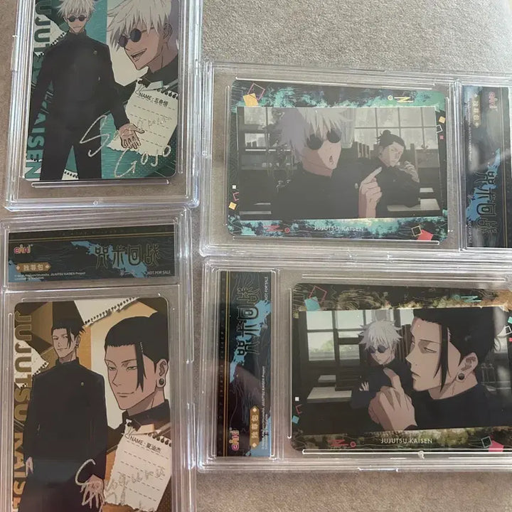 [BUNJANG] Jujutsu Kaisen Acrylic Random Card Set (4 Types) / 주술회전 아크릴 랜덤카드 4종 세트