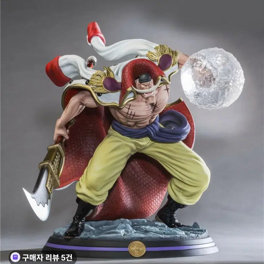 [BUNJANG] Whitebeard One Piece Super Large Figure / 흰수염  41센치 4kg노박스 아크릴 미개봉 원피스 피규어